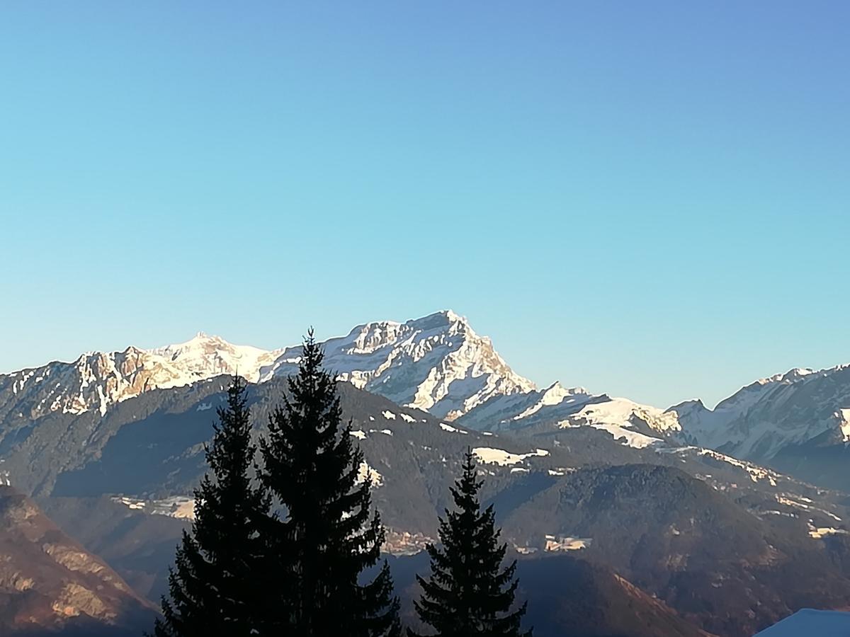 Torgon Romantic Chalet-Style Flat With Mountain View מראה חיצוני תמונה